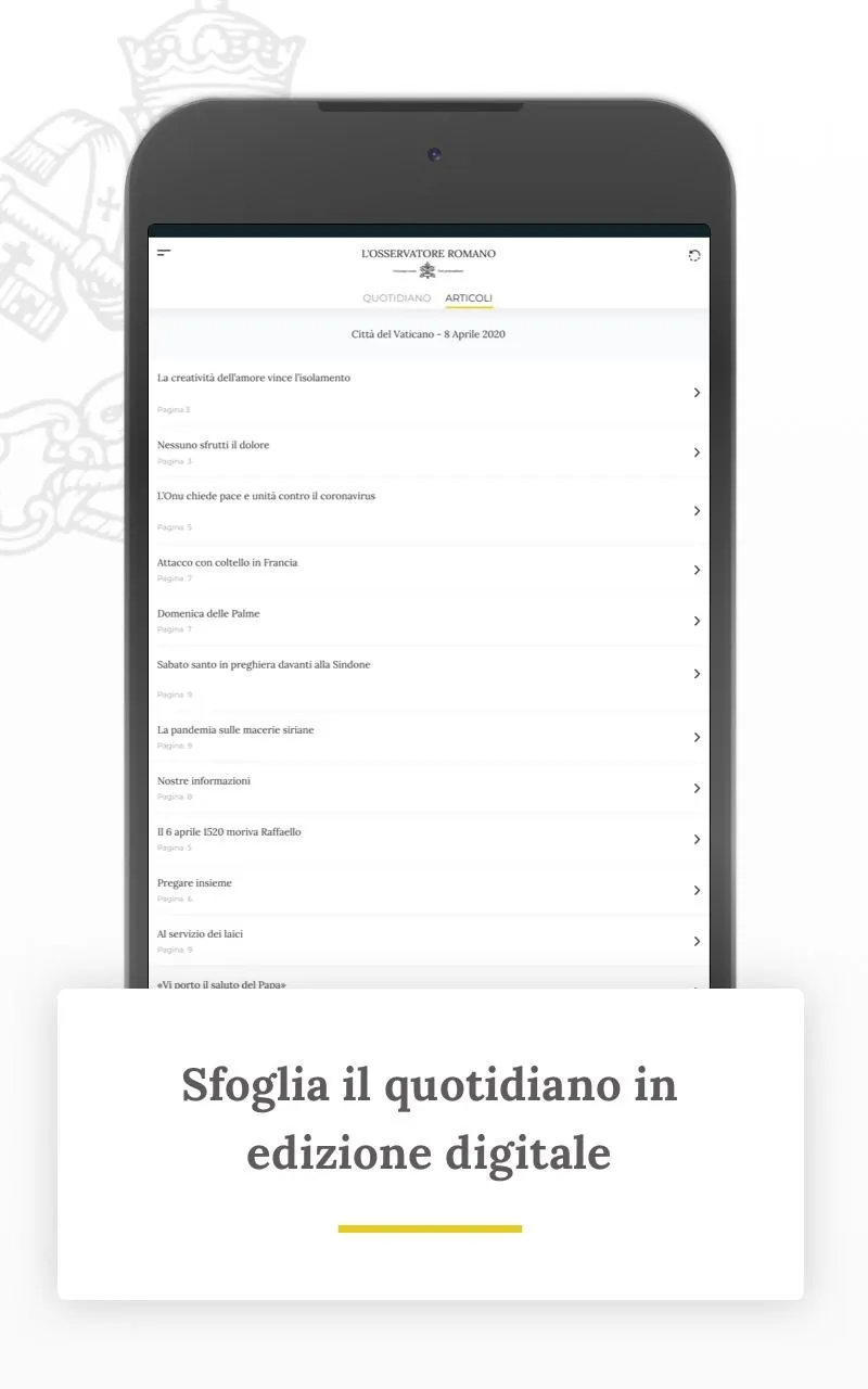 L'Osservatore Romano | Indus Appstore | Screenshot