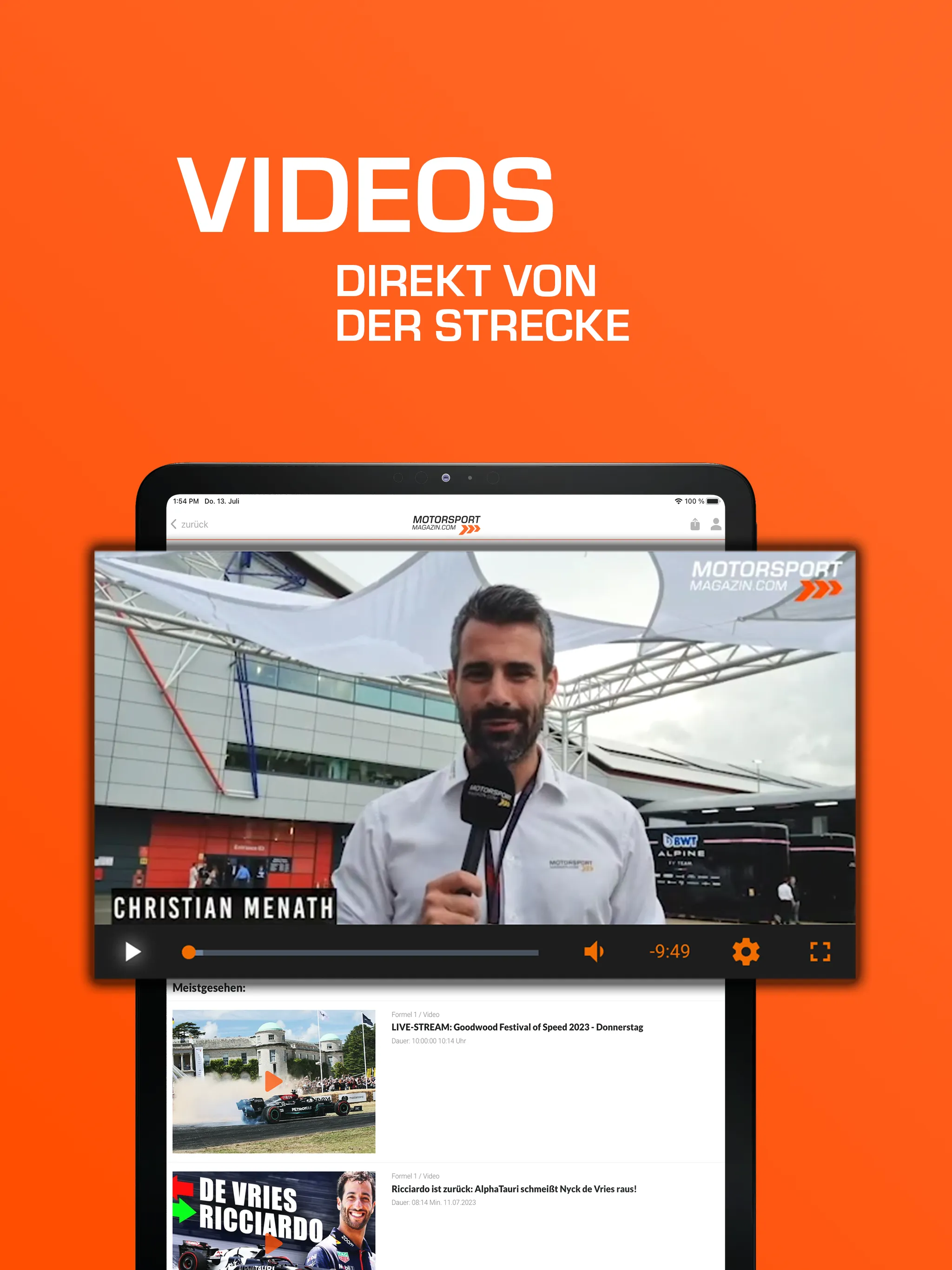 Motorsport Magazin: F1 & mehr | Indus Appstore | Screenshot