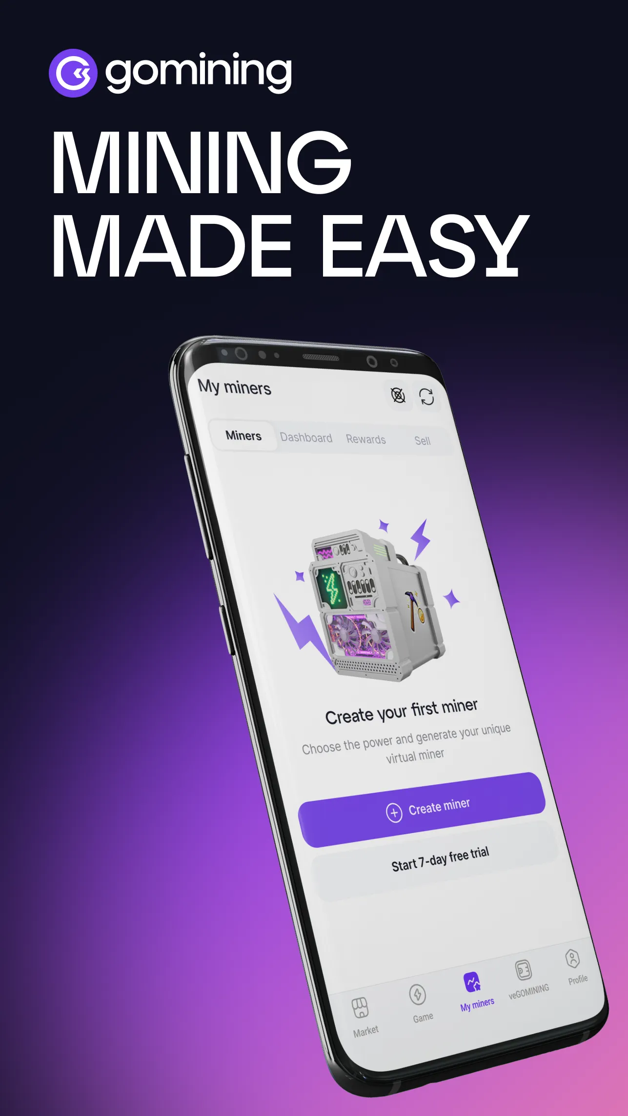 GoMining - Coin Mining App | Indus Appstore | Screenshot