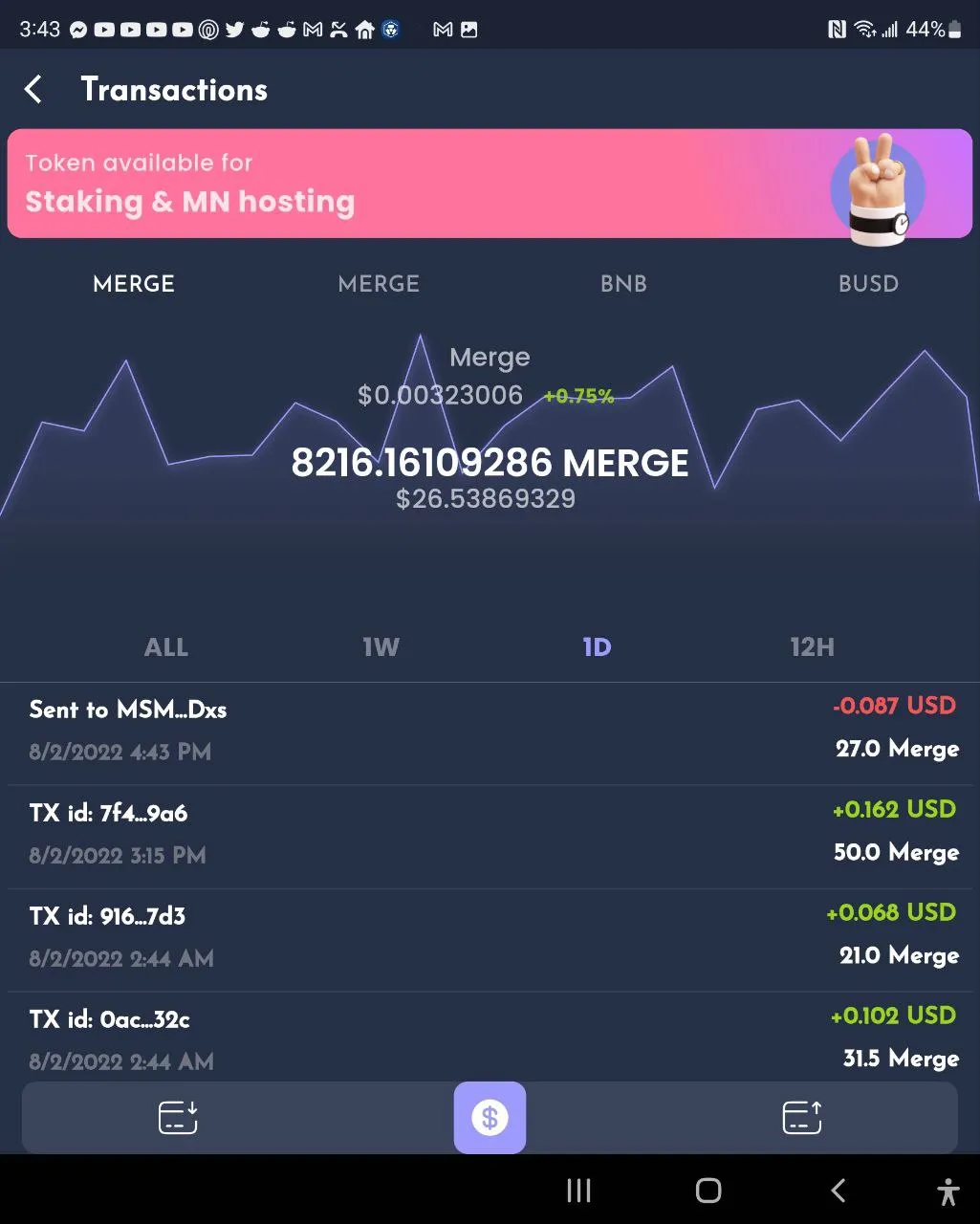 RocketBot – SM Crypto Wallet | Indus Appstore | Screenshot