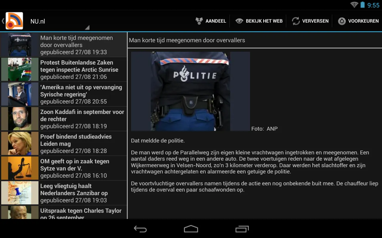 Nederland Nieuws | Indus Appstore | Screenshot