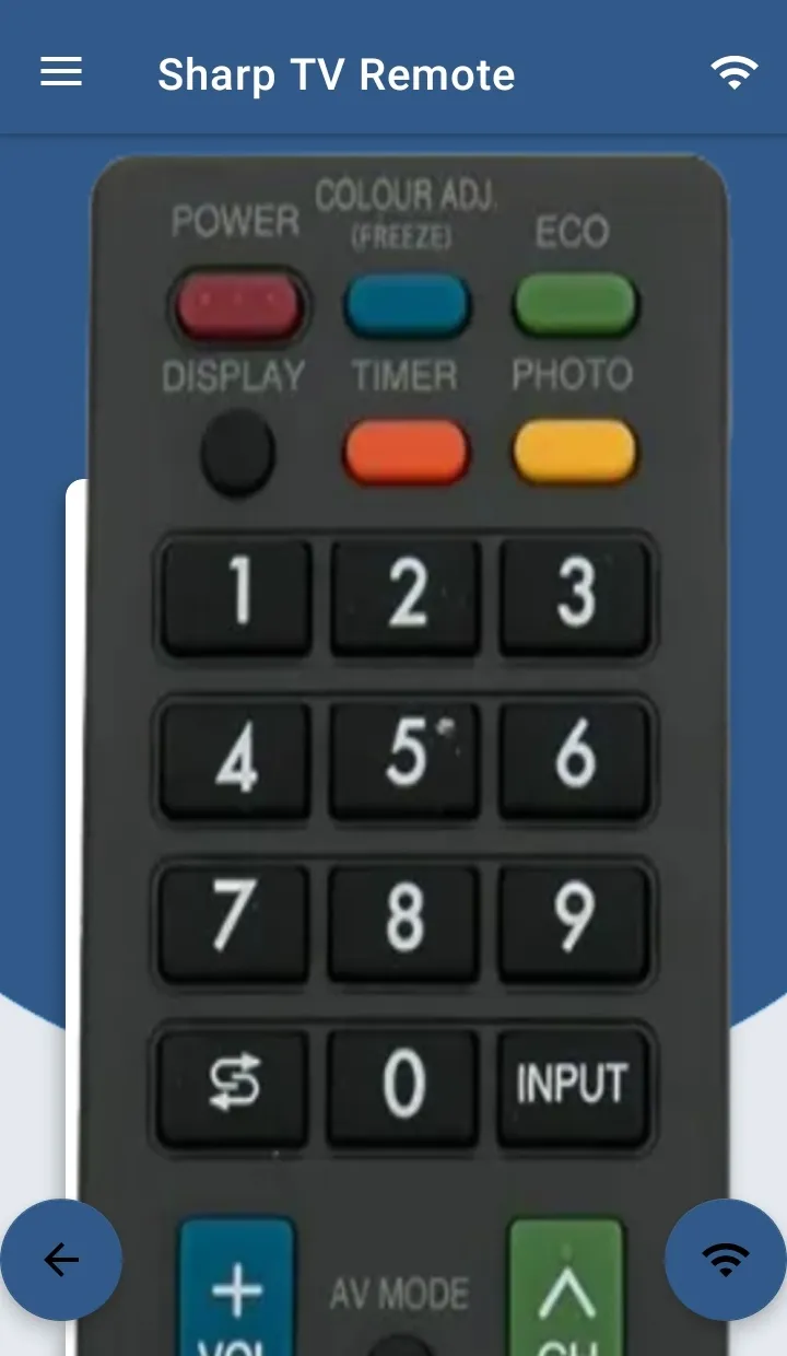 Sharp Smart TV Remote | Indus Appstore | Screenshot