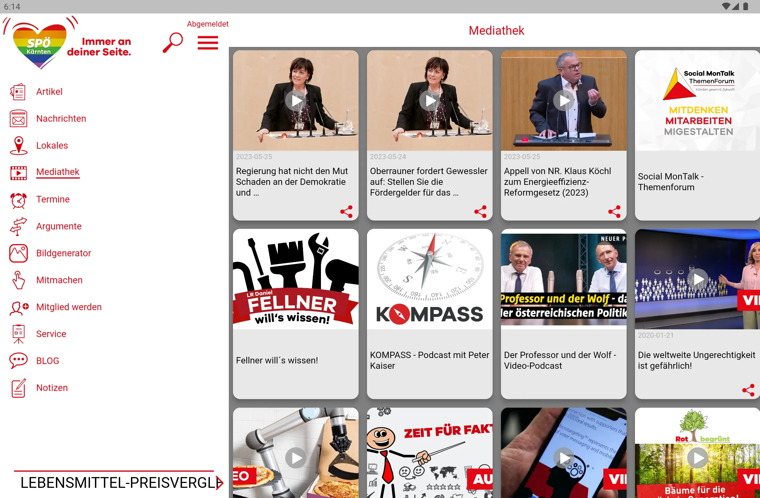 SPÖ Kärnten | Indus Appstore | Screenshot