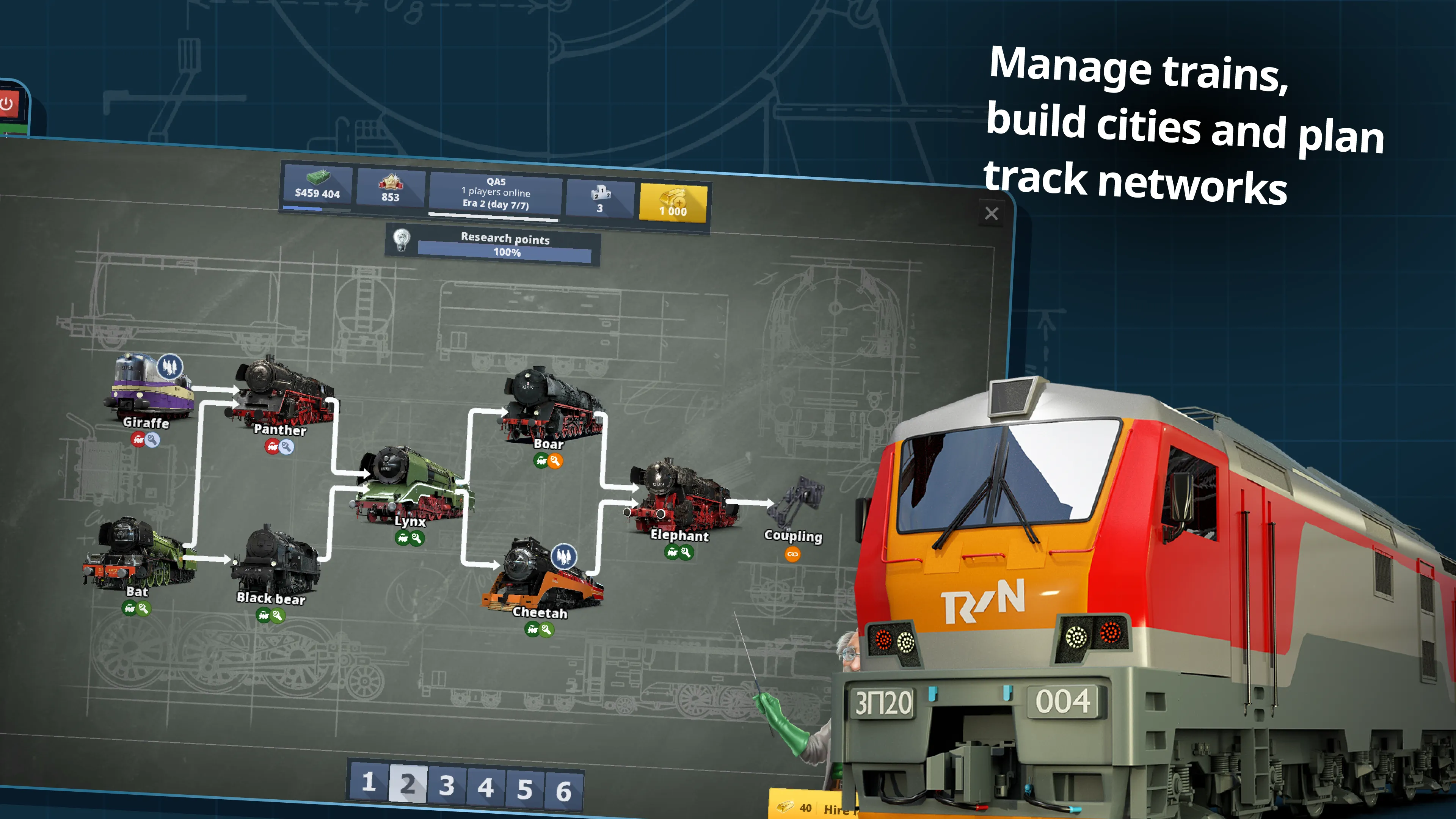 Rail Nation - Railroad Tycoon | Indus Appstore | Screenshot