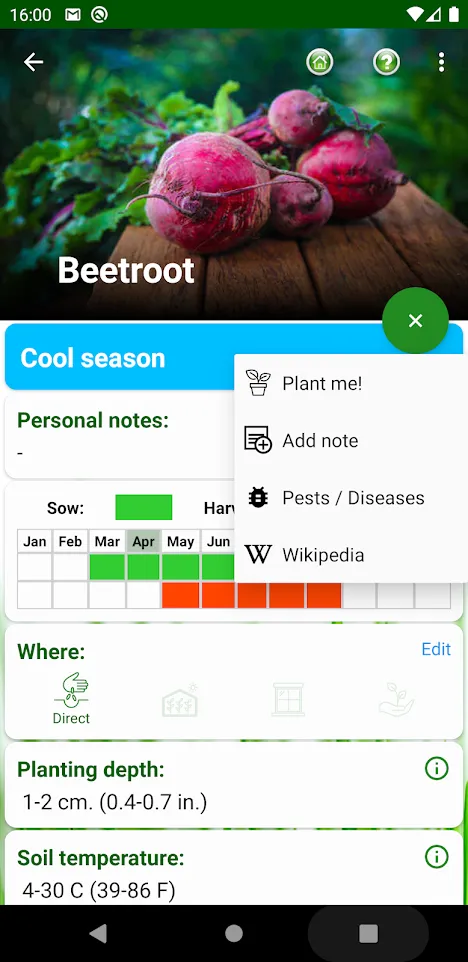 Sowing Calendar - Gardening | Indus Appstore | Screenshot