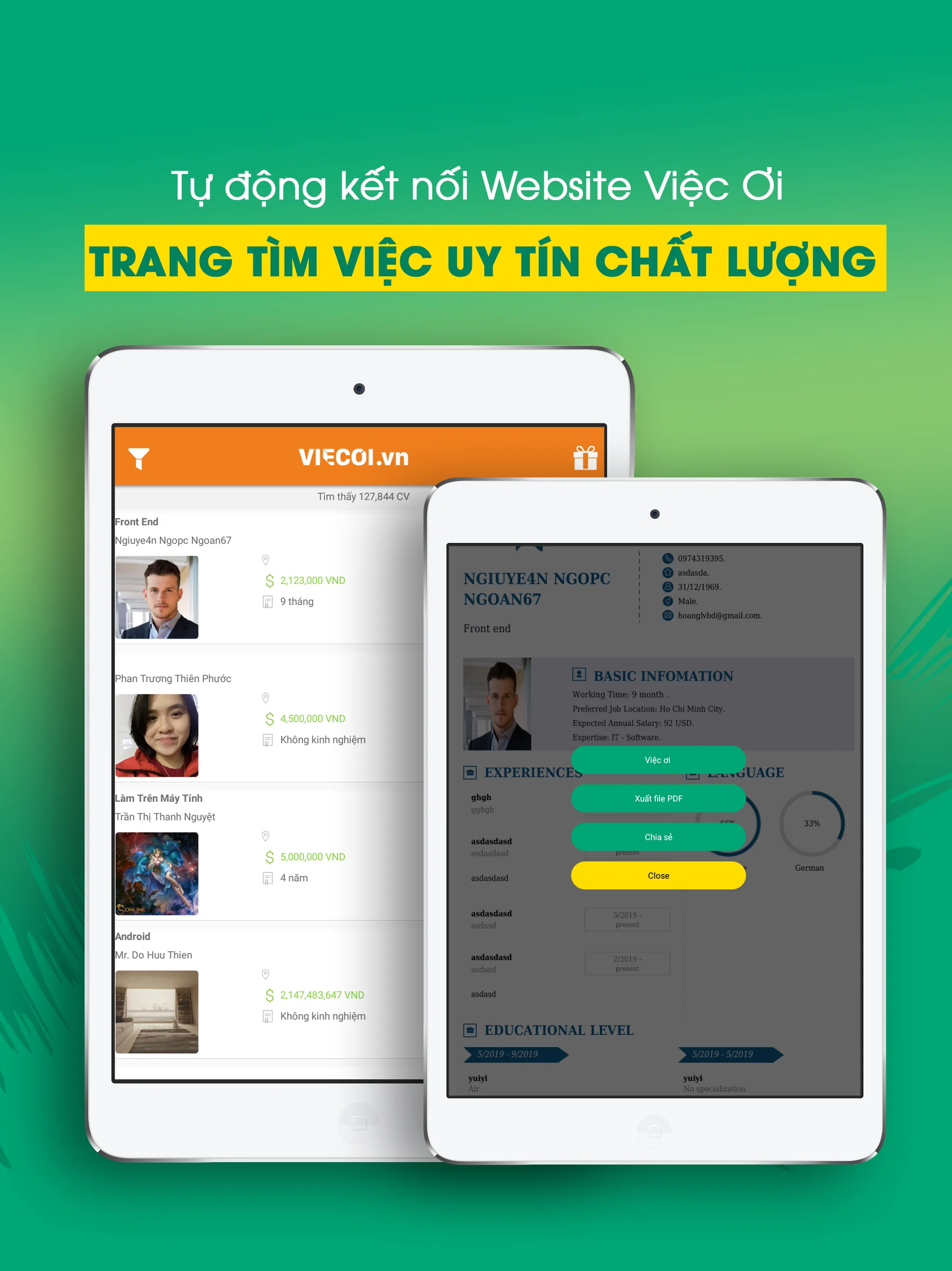 Resume Maker - Tạo CV (hồ sơ x | Indus Appstore | Screenshot