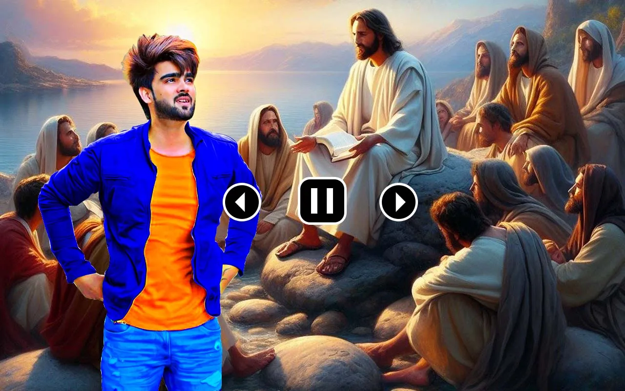 Jesus photo video maker songs | Indus Appstore | Screenshot