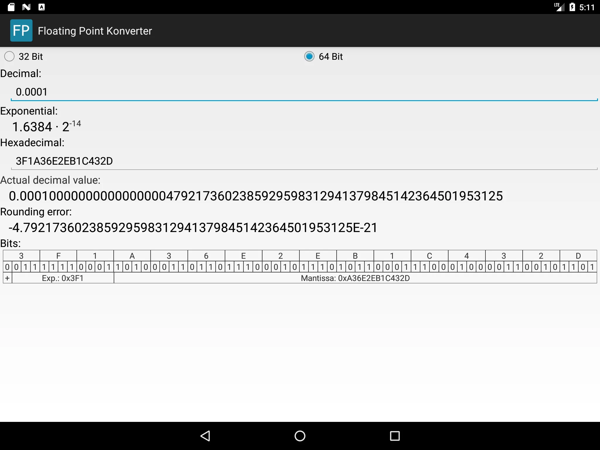 Floating Point Converter | Indus Appstore | Screenshot