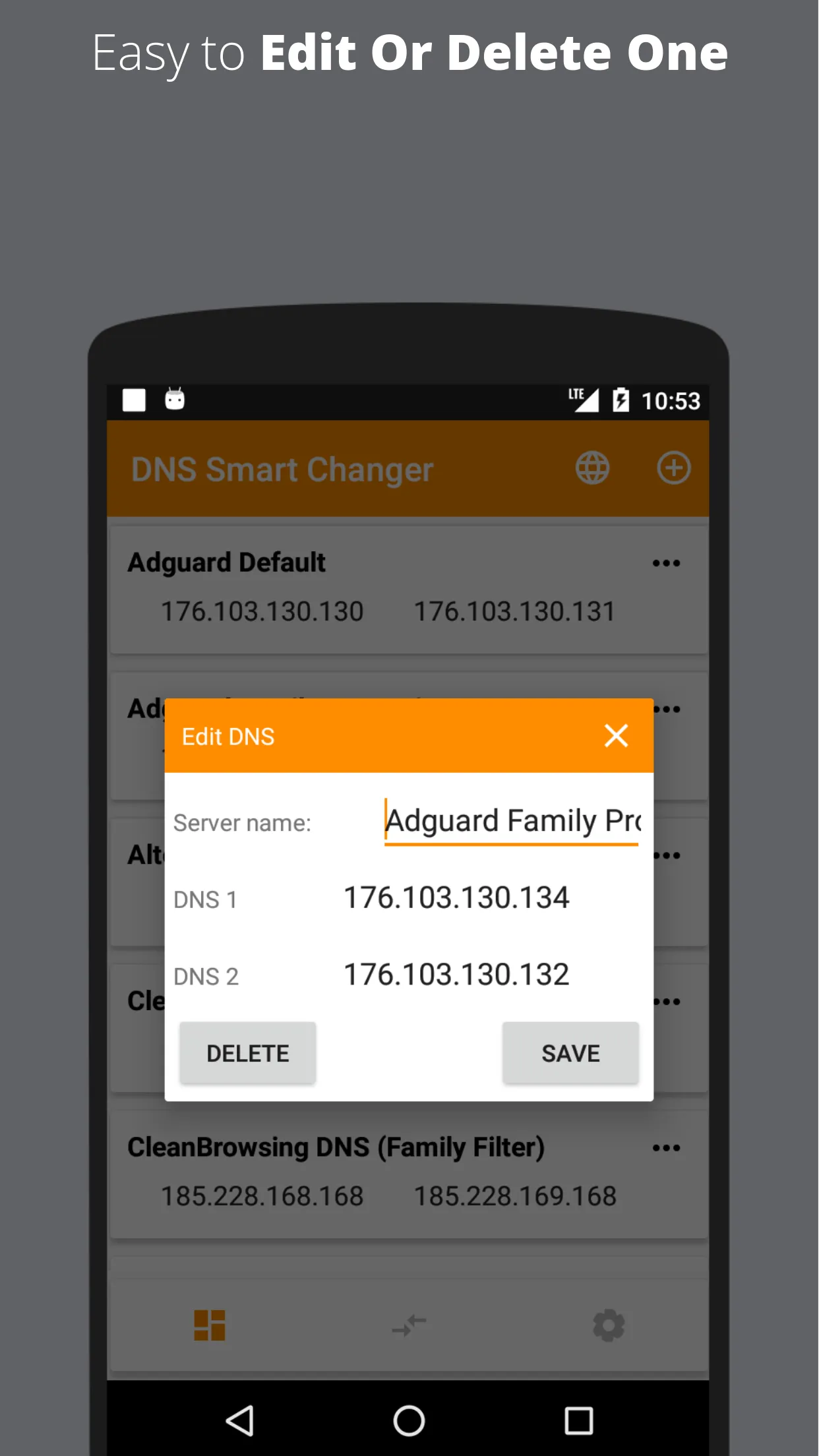 DNS Changer - Web Filter | Indus Appstore | Screenshot