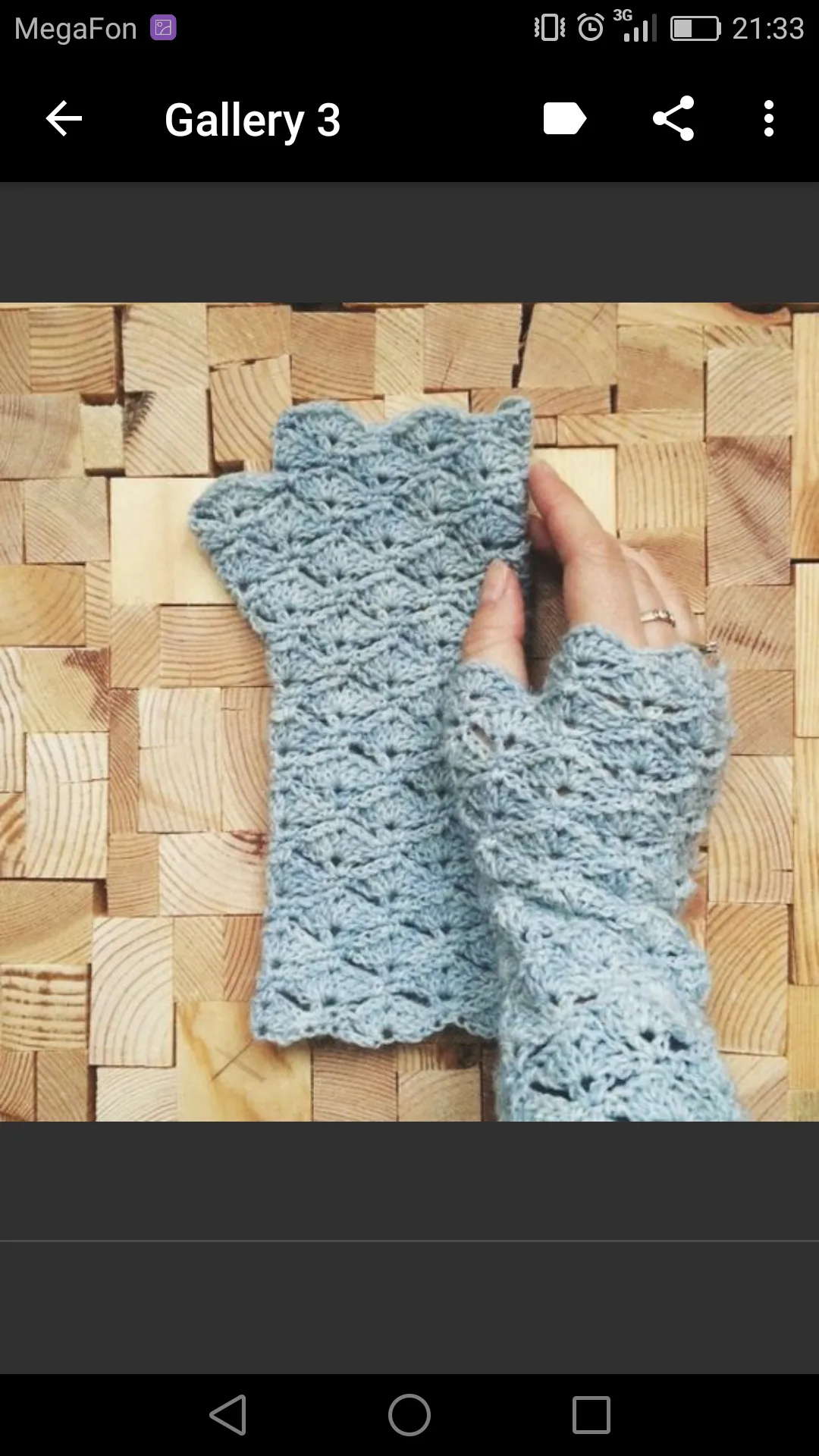 Crochet Fingerless Gloves | Indus Appstore | Screenshot