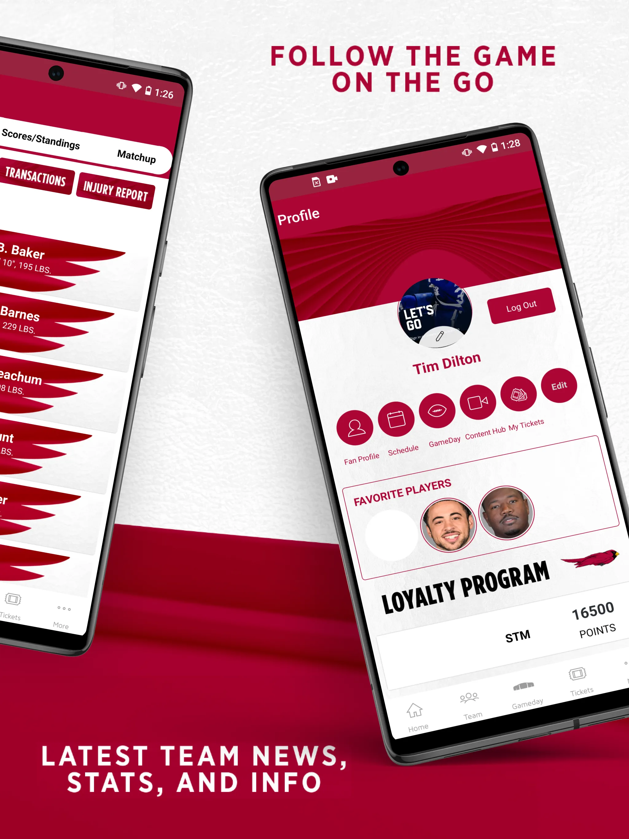 Arizona Cardinals Mobile | Indus Appstore | Screenshot