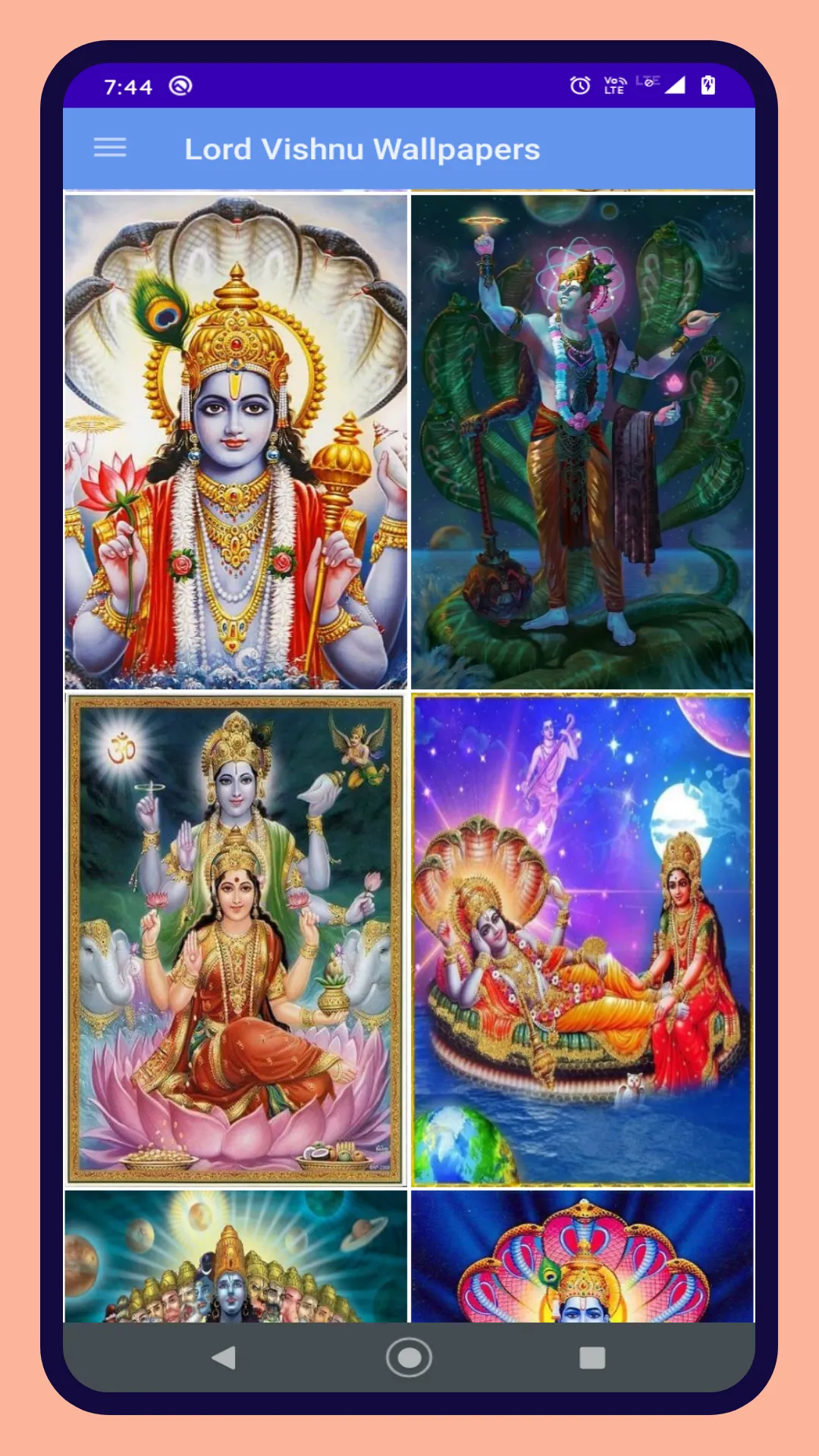 Lord Vishnu Wallpapers | Indus Appstore | Screenshot