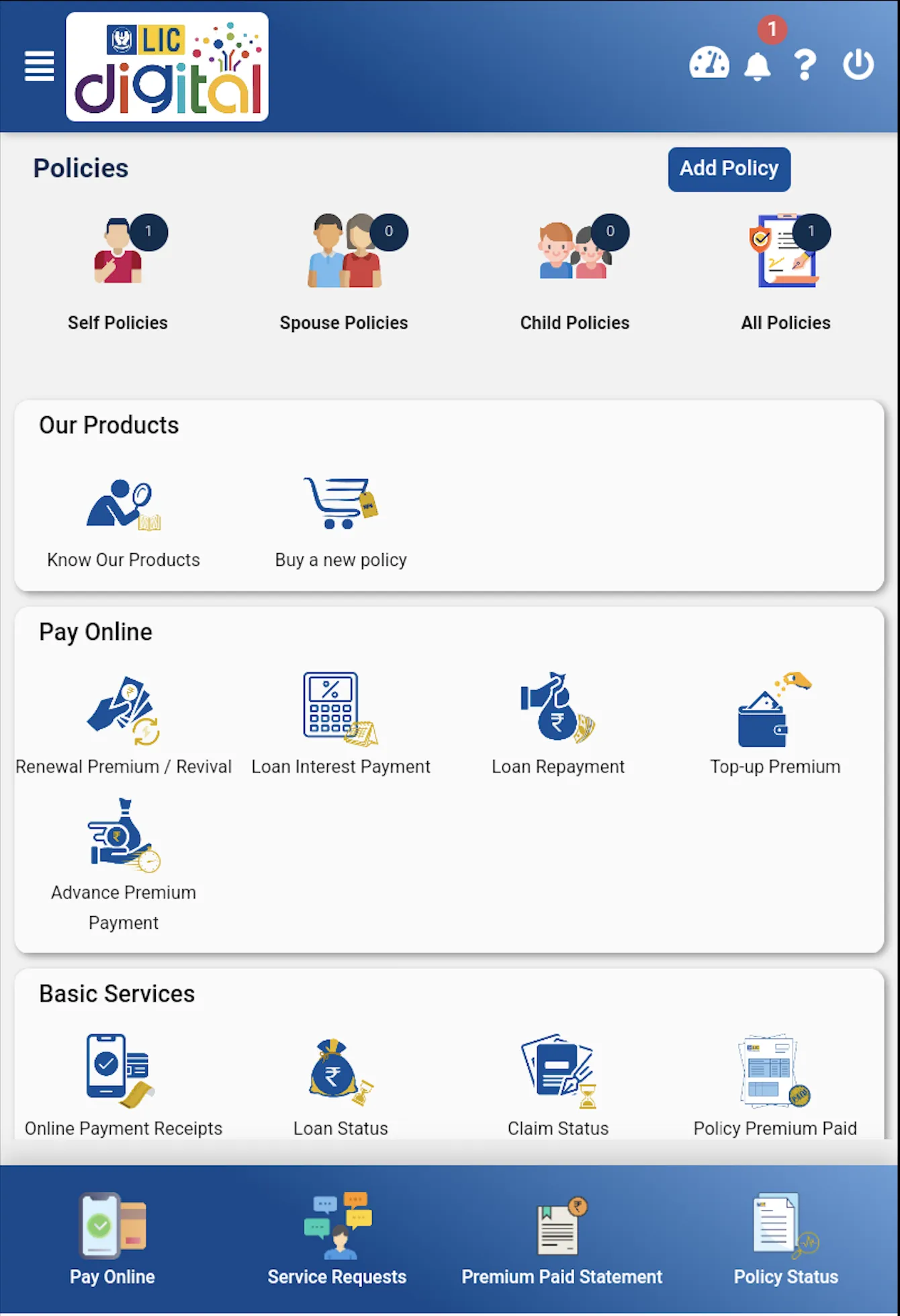 LIC Digital | Indus Appstore | Screenshot