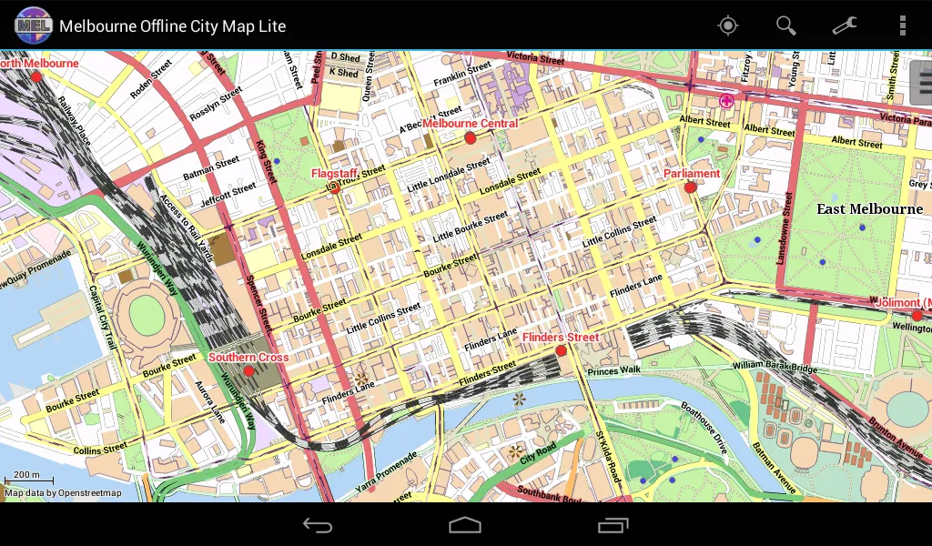 Melbourne Offline City Map | Indus Appstore | Screenshot