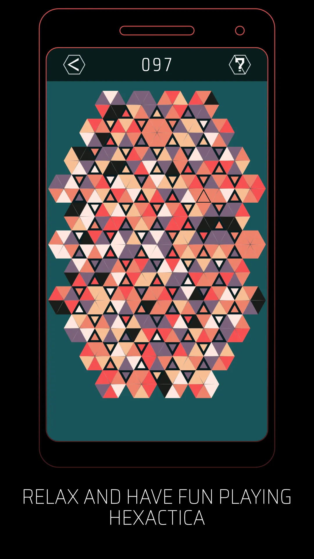 Hexactica - Hexagon puzzle | Indus Appstore | Screenshot