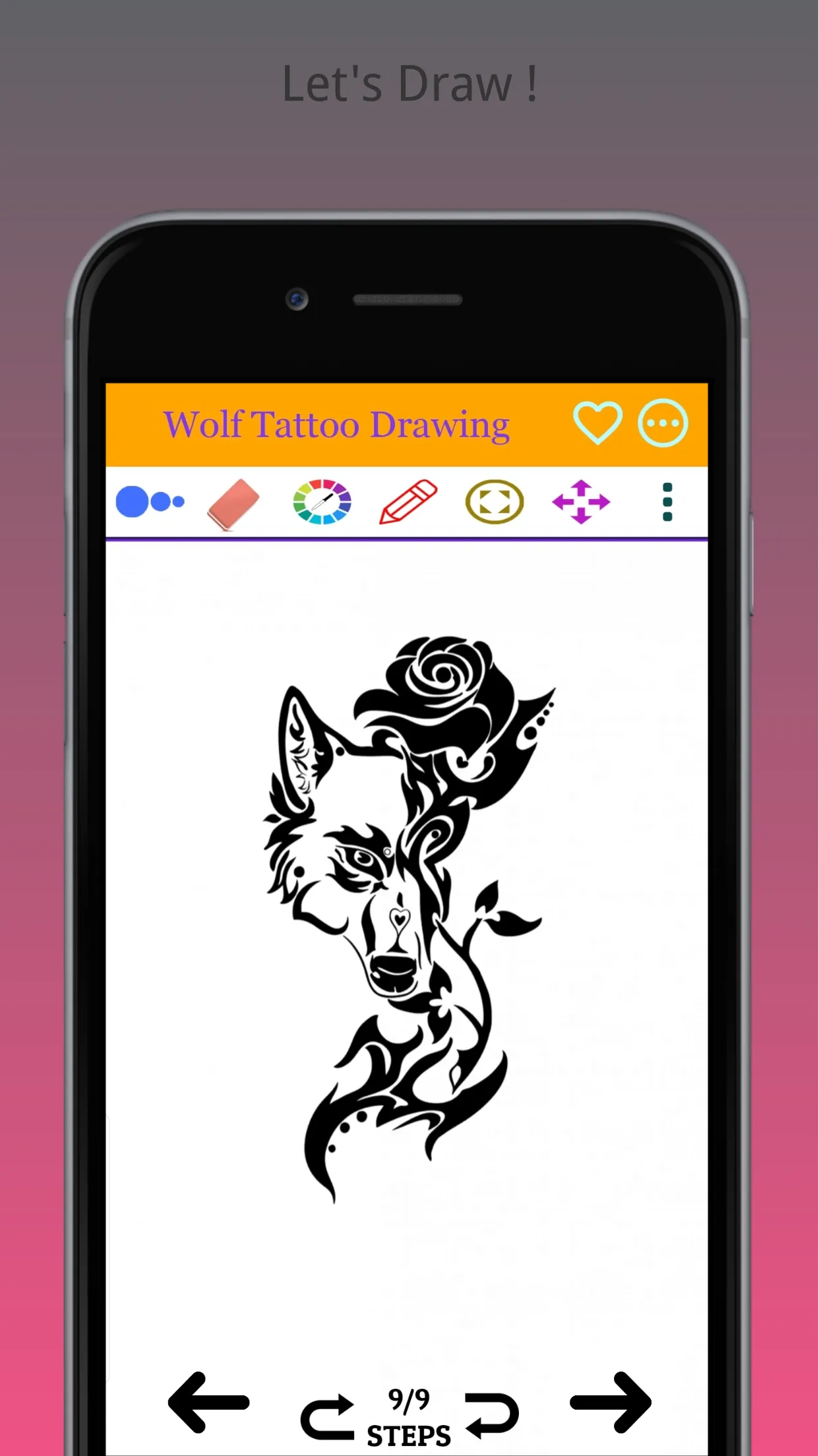 How to Draw Wolf Tattoo Easily | Indus Appstore | Screenshot