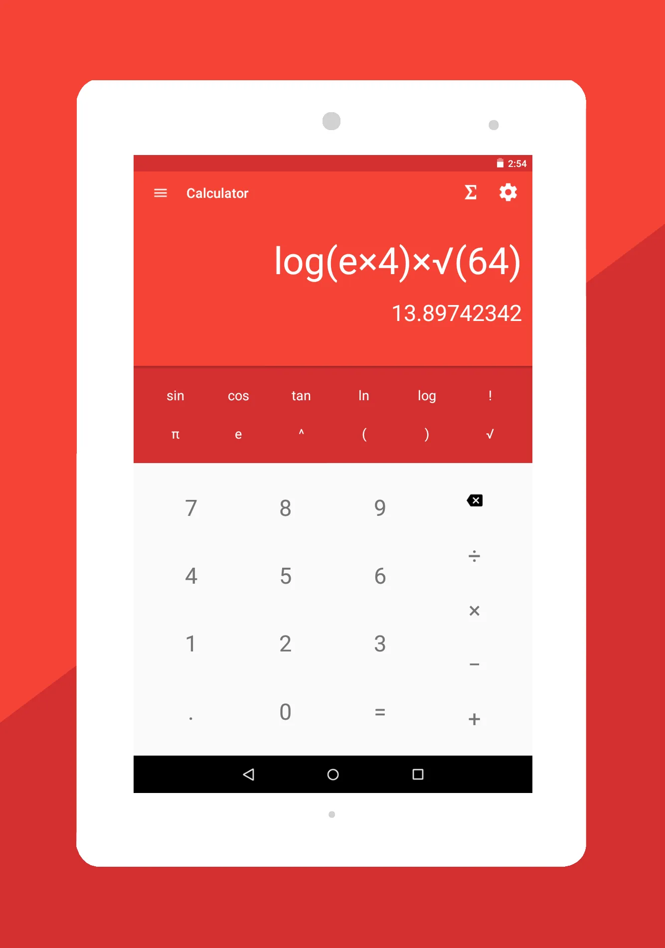 Math Formulas with Calculator | Indus Appstore | Screenshot