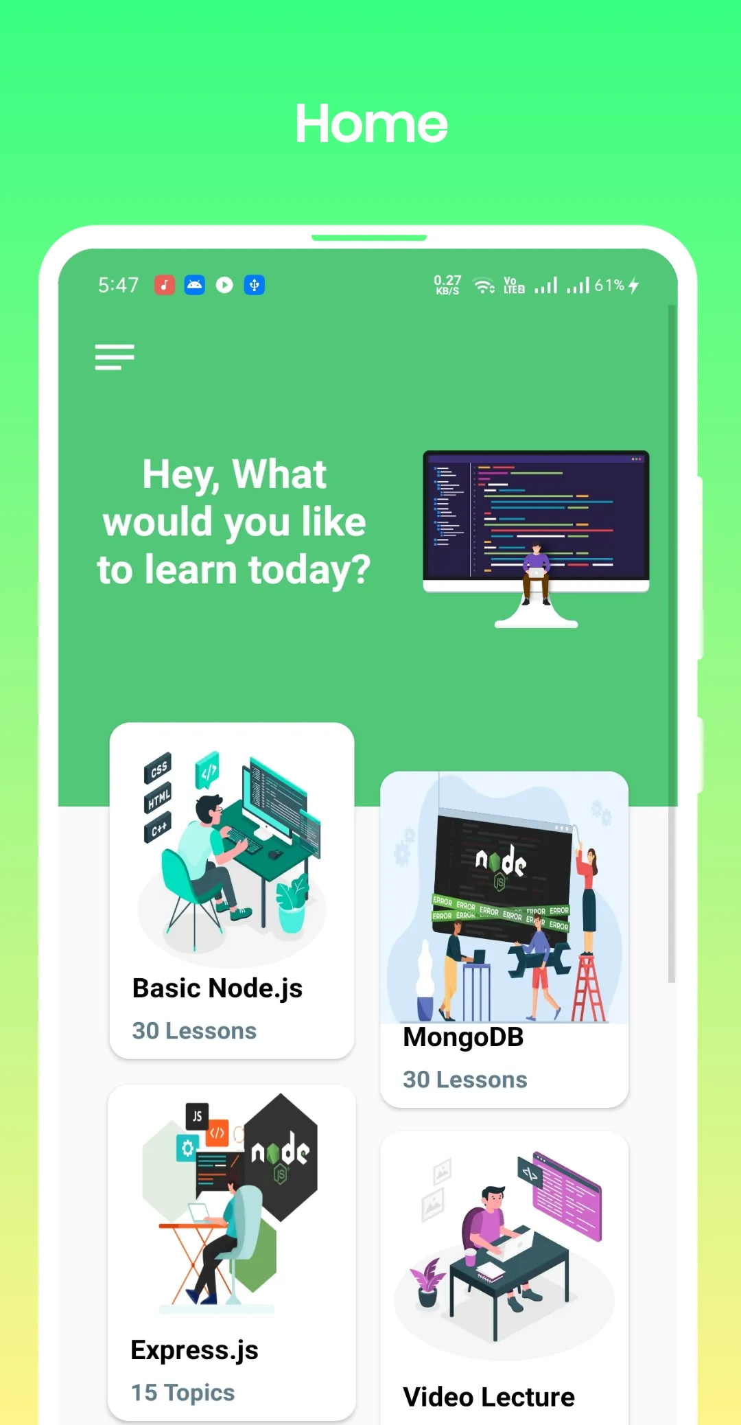 Learn Node JS | Indus Appstore | Screenshot