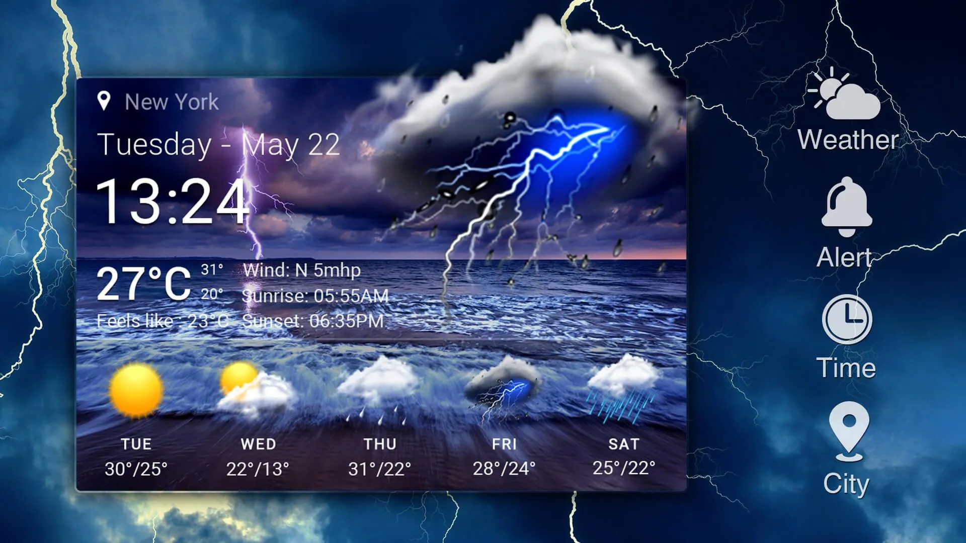 Real-time weather forecasts | Indus Appstore | Screenshot