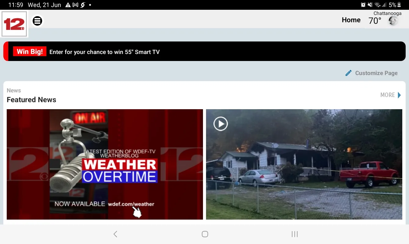WDEF News 12 | Indus Appstore | Screenshot