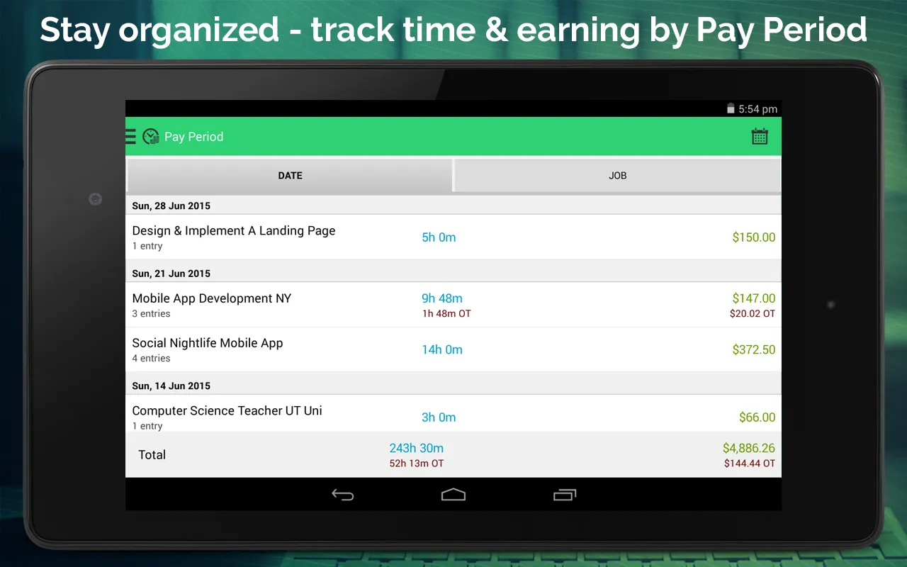 Work Hours Tracking & Billing | Indus Appstore | Screenshot