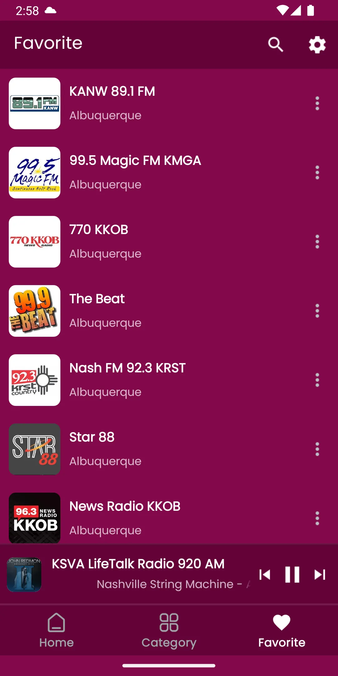 Albuquerque Radio Stations | Indus Appstore | Screenshot