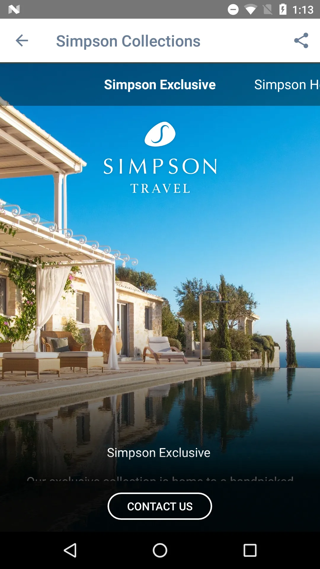 Simpson Travel | Indus Appstore | Screenshot