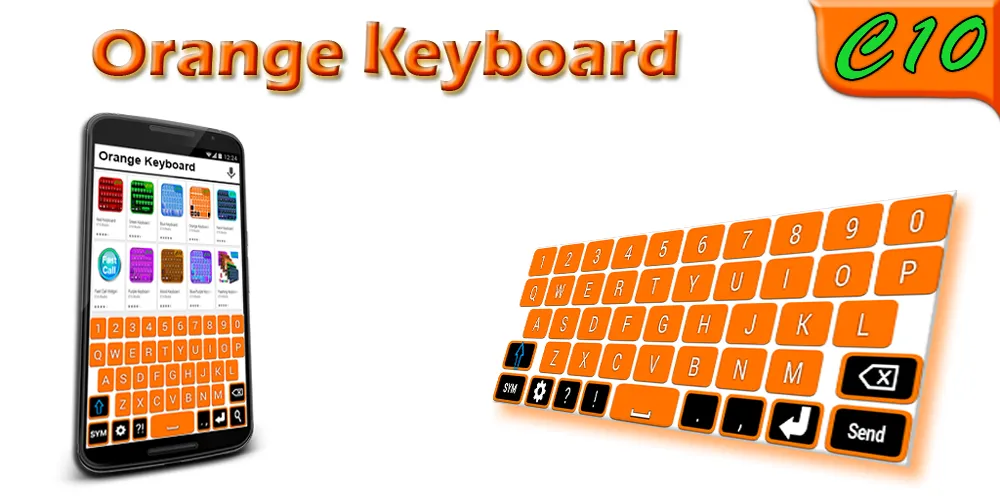 Orange Keyboard | Indus Appstore | Screenshot