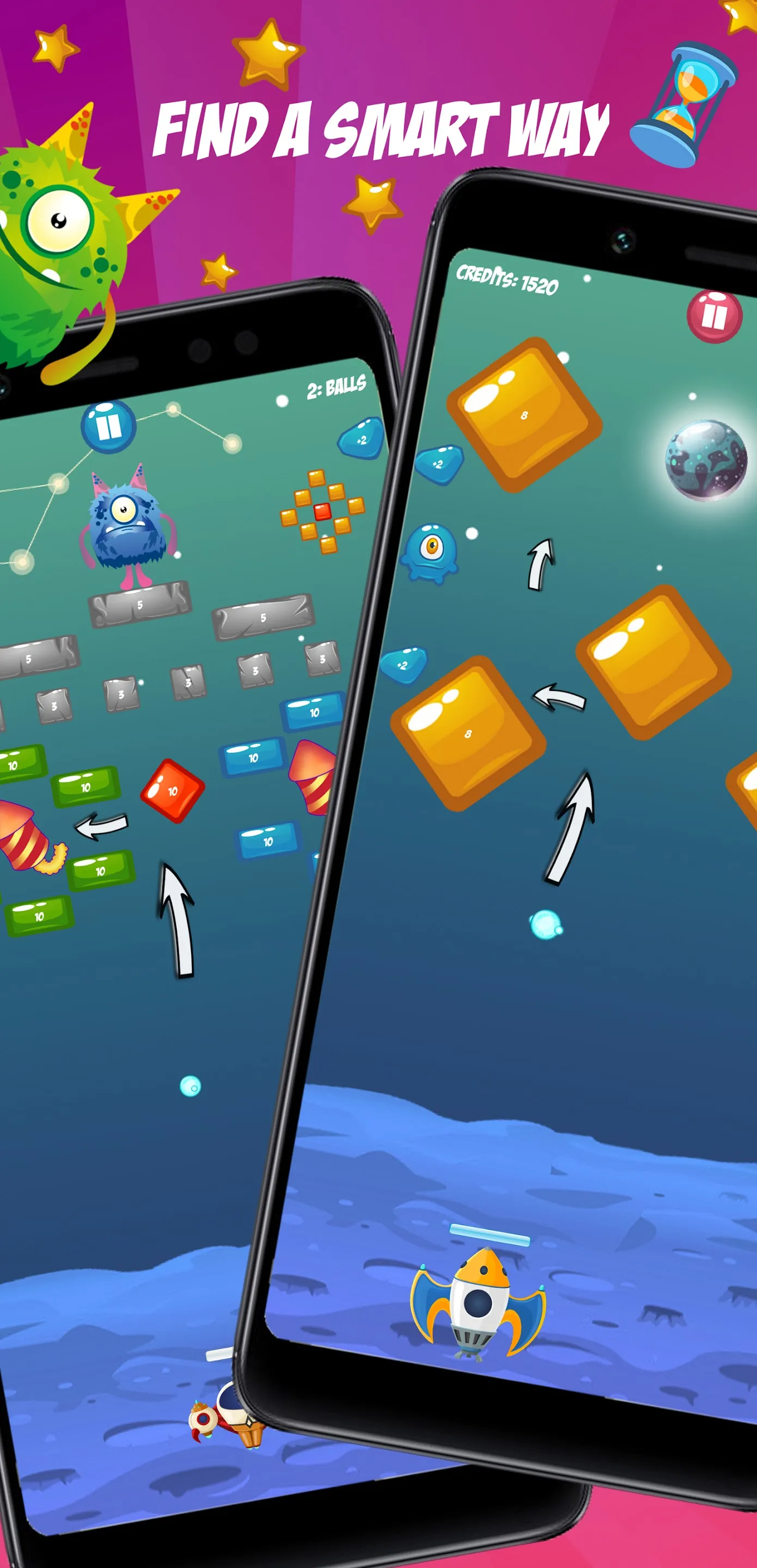 Cosmo Paddle Ball Game | Indus Appstore | Screenshot