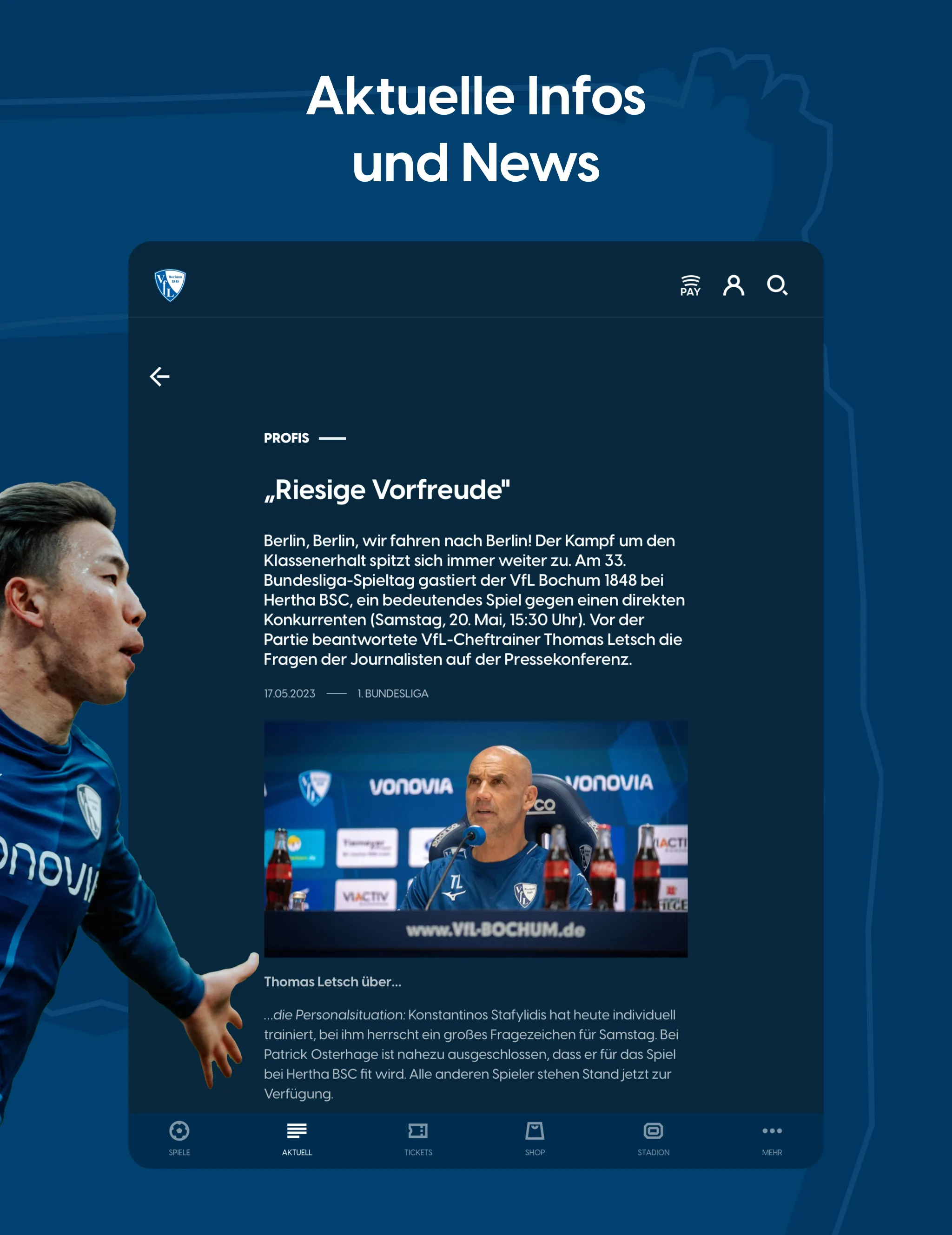 VfL Bochum 1848 | Indus Appstore | Screenshot