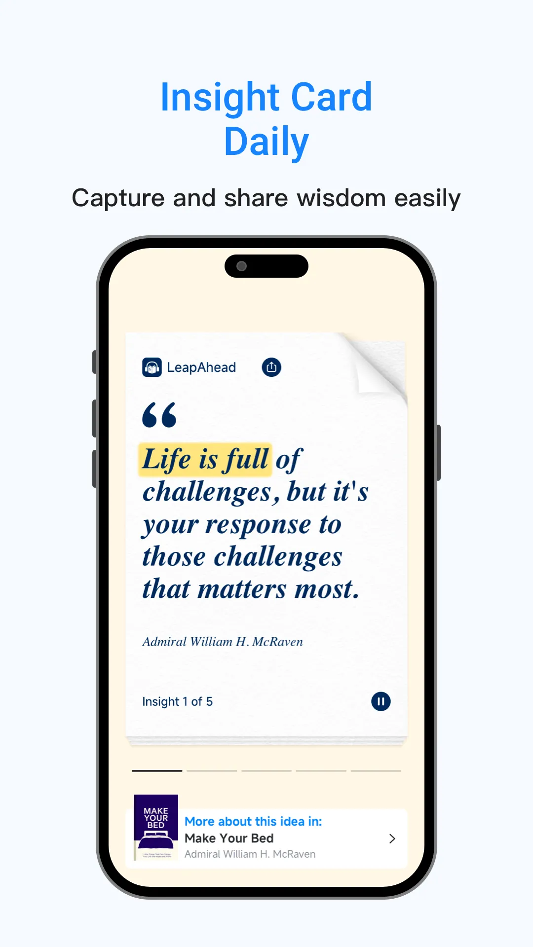 LeapAhead - Daily Book Cast | Indus Appstore | Screenshot