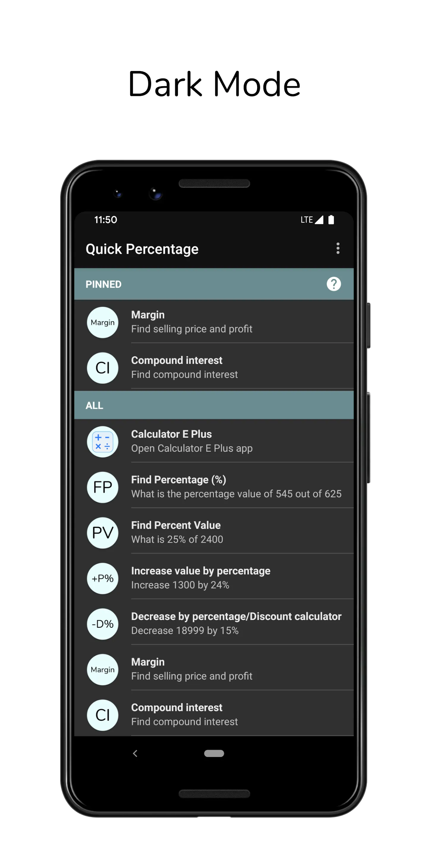 Quick Percentage Calculator | Indus Appstore | Screenshot