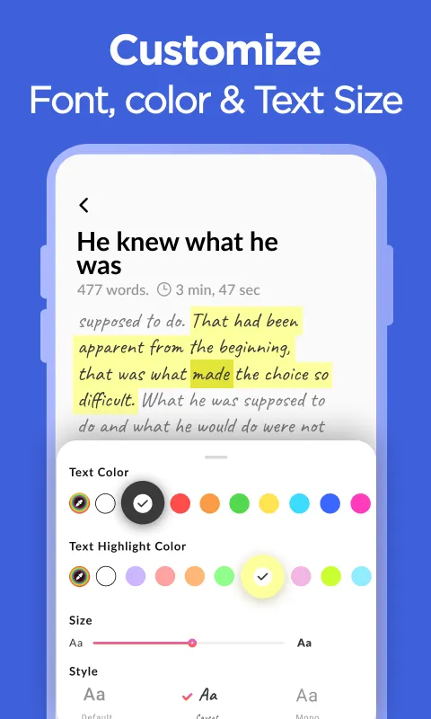 Aloud Reader - Text to Speech | Indus Appstore | Screenshot