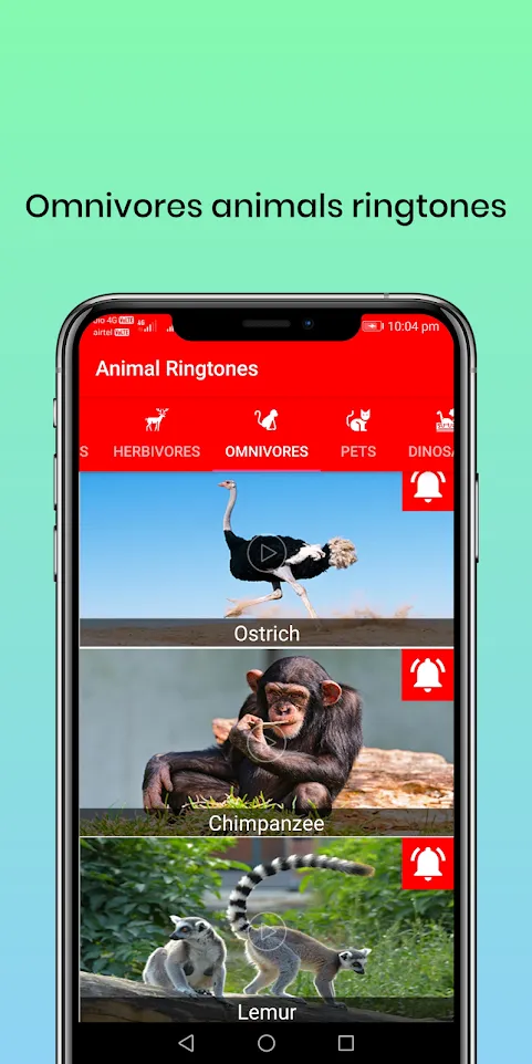 150 Animal Ringtones | Indus Appstore | Screenshot