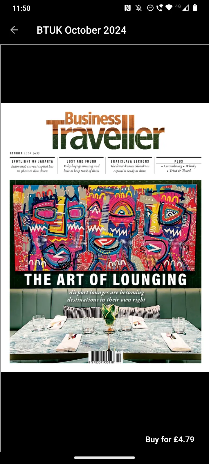 Business Traveller Magazine | Indus Appstore | Screenshot