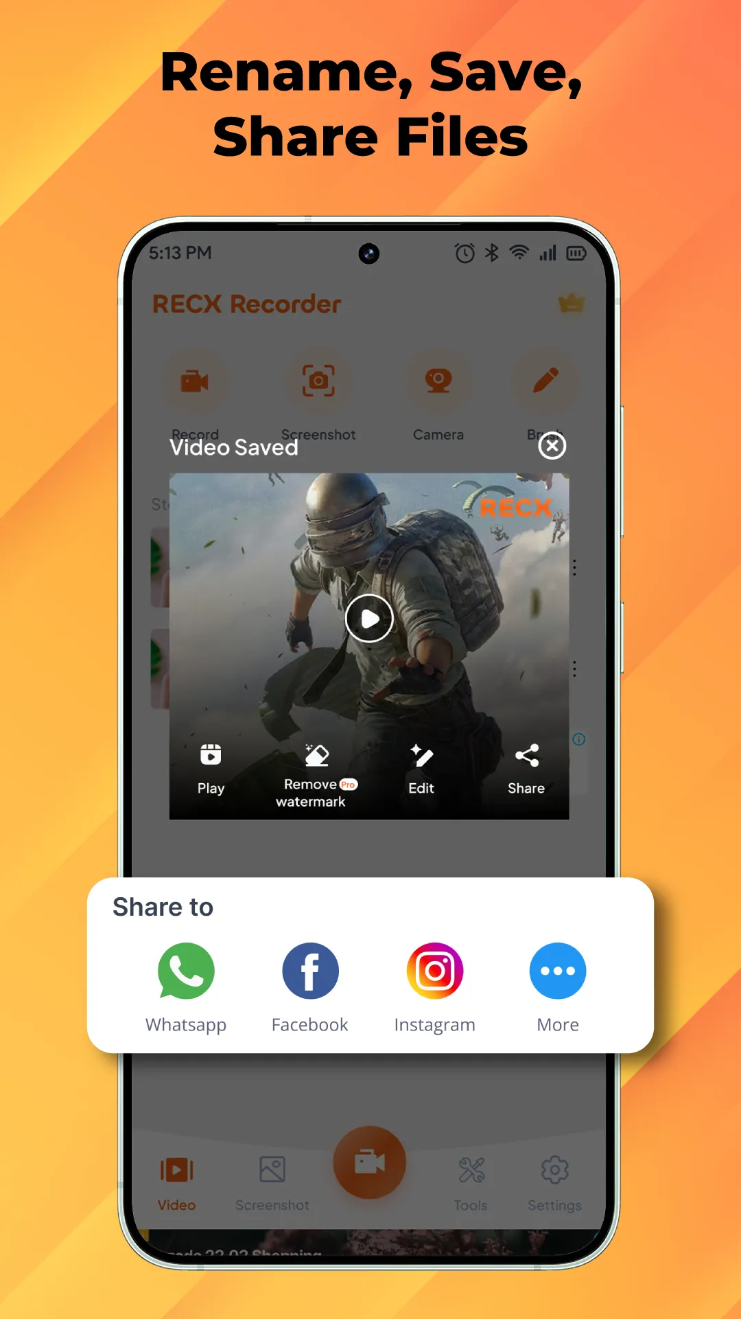 RECX: Screen Recorder | Indus Appstore | Screenshot