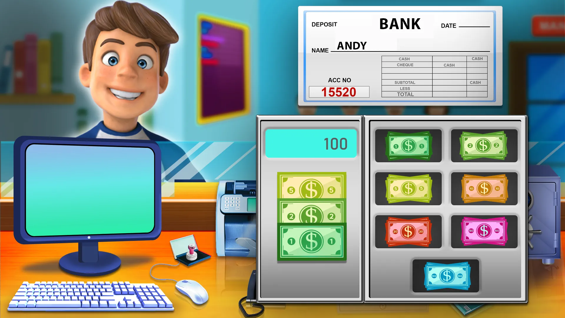 Bank Manager Cashier Games | Indus Appstore | Screenshot