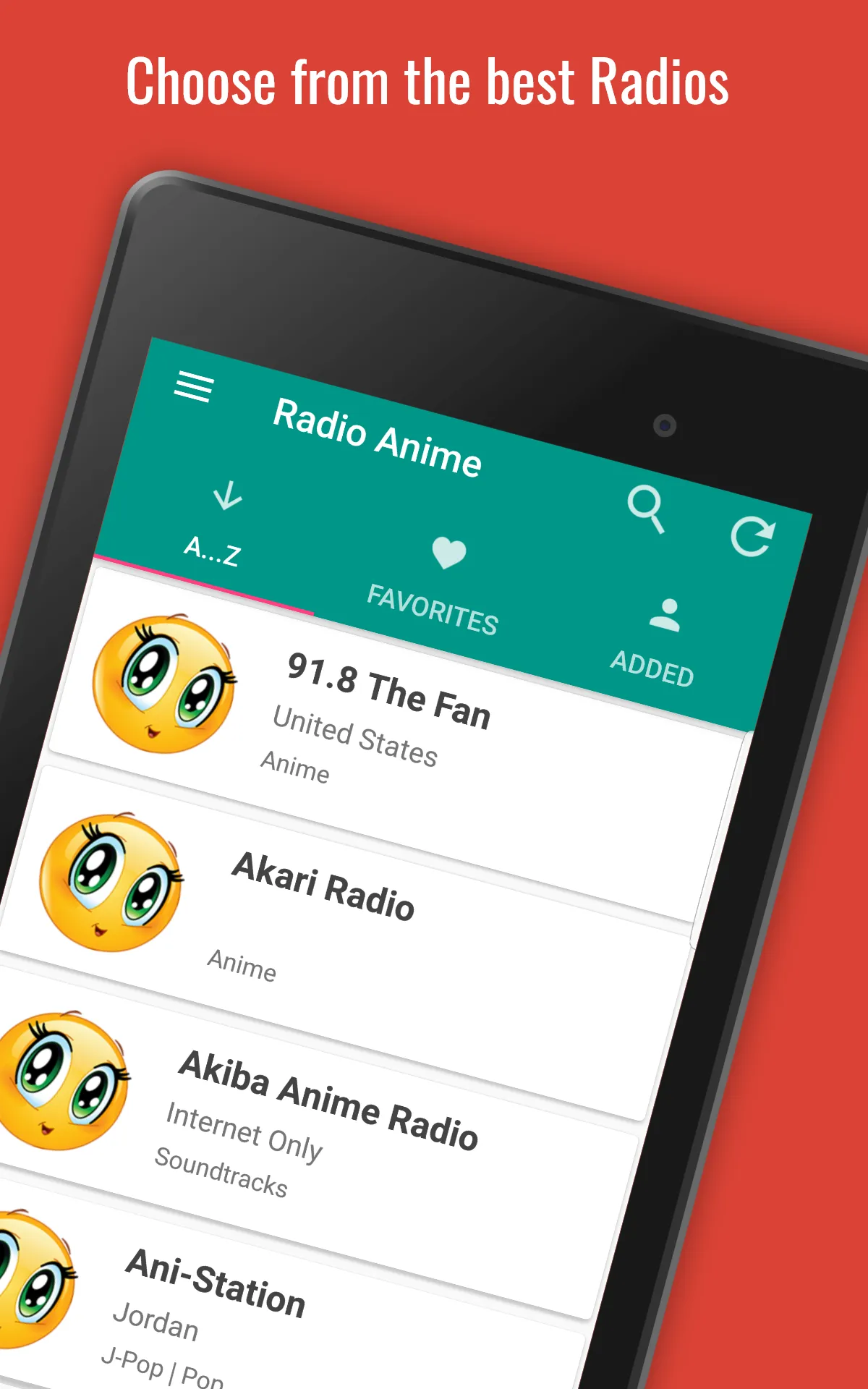 Anime Music Radio | Indus Appstore | Screenshot