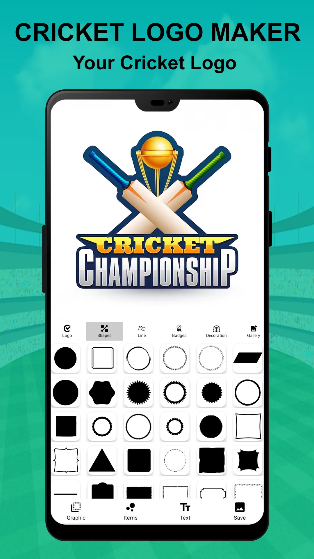 Cricket Logo Maker & Designer | Indus Appstore | Screenshot