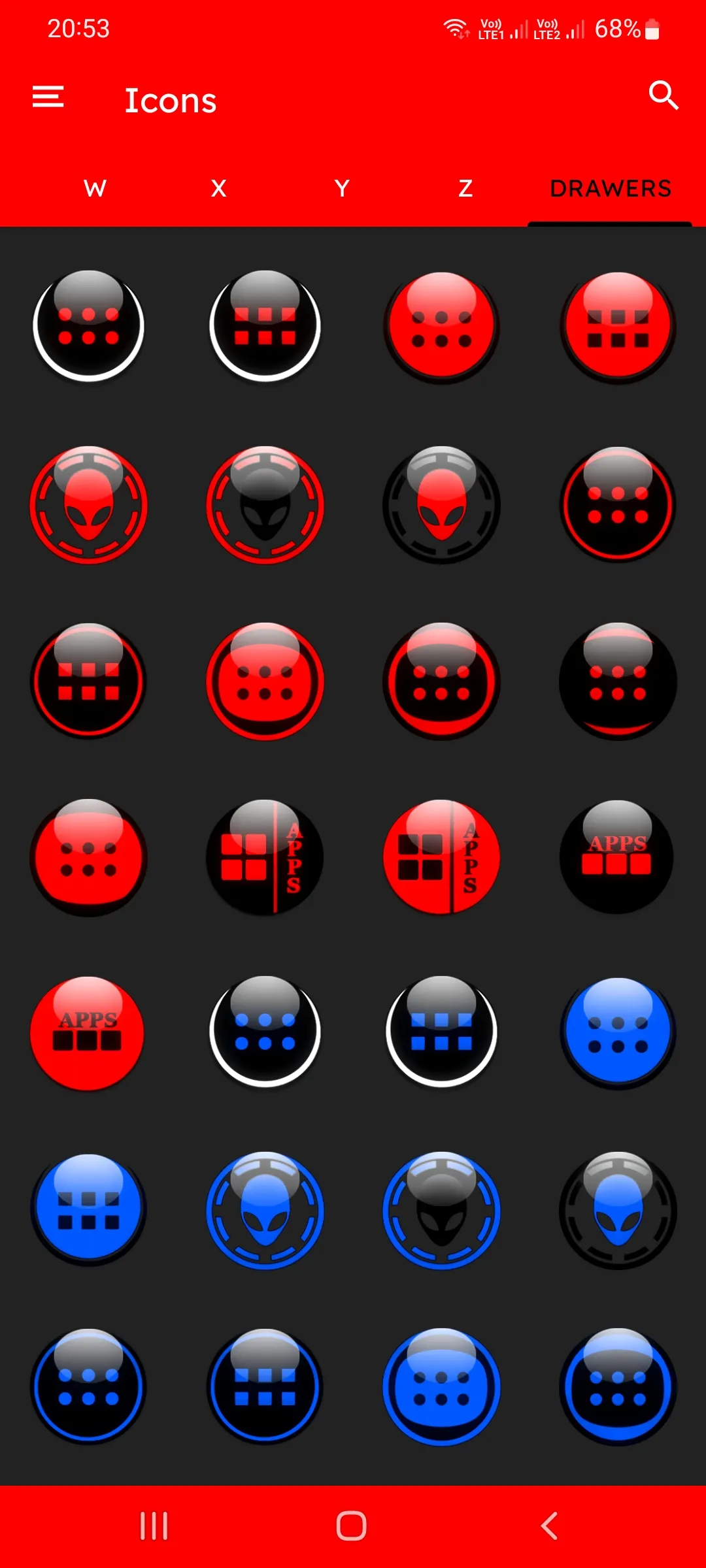 Black Pixl Glass Icon Pack | Indus Appstore | Screenshot