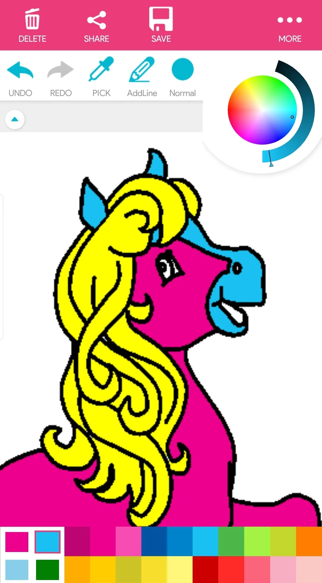 My Pony Coloring Book | Indus Appstore | Screenshot