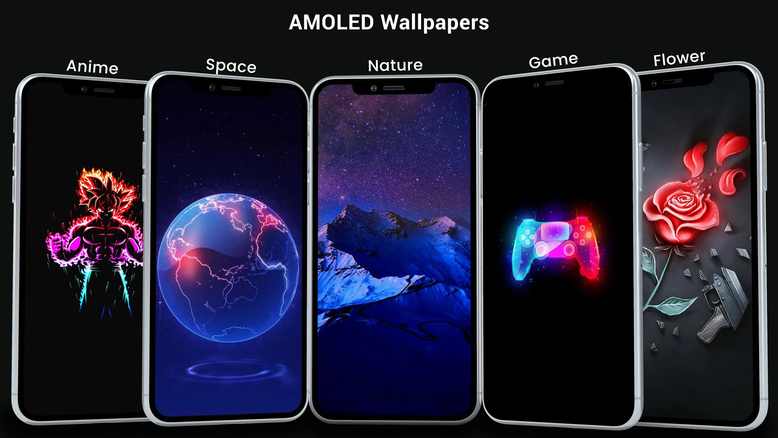 AMOLED Wallpapers 4K - Black & | Indus Appstore | Screenshot