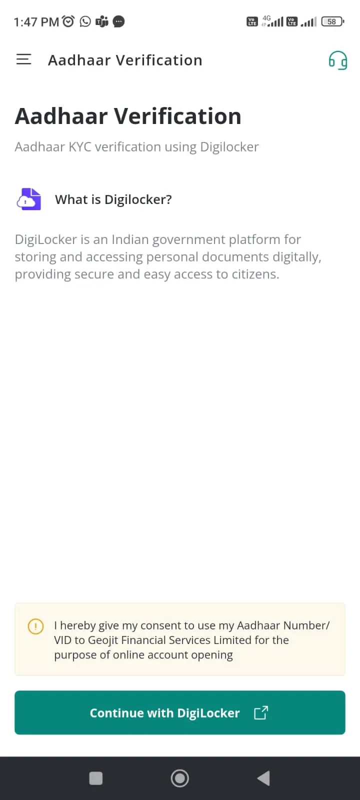 Hello Geojit | Indus Appstore | Screenshot