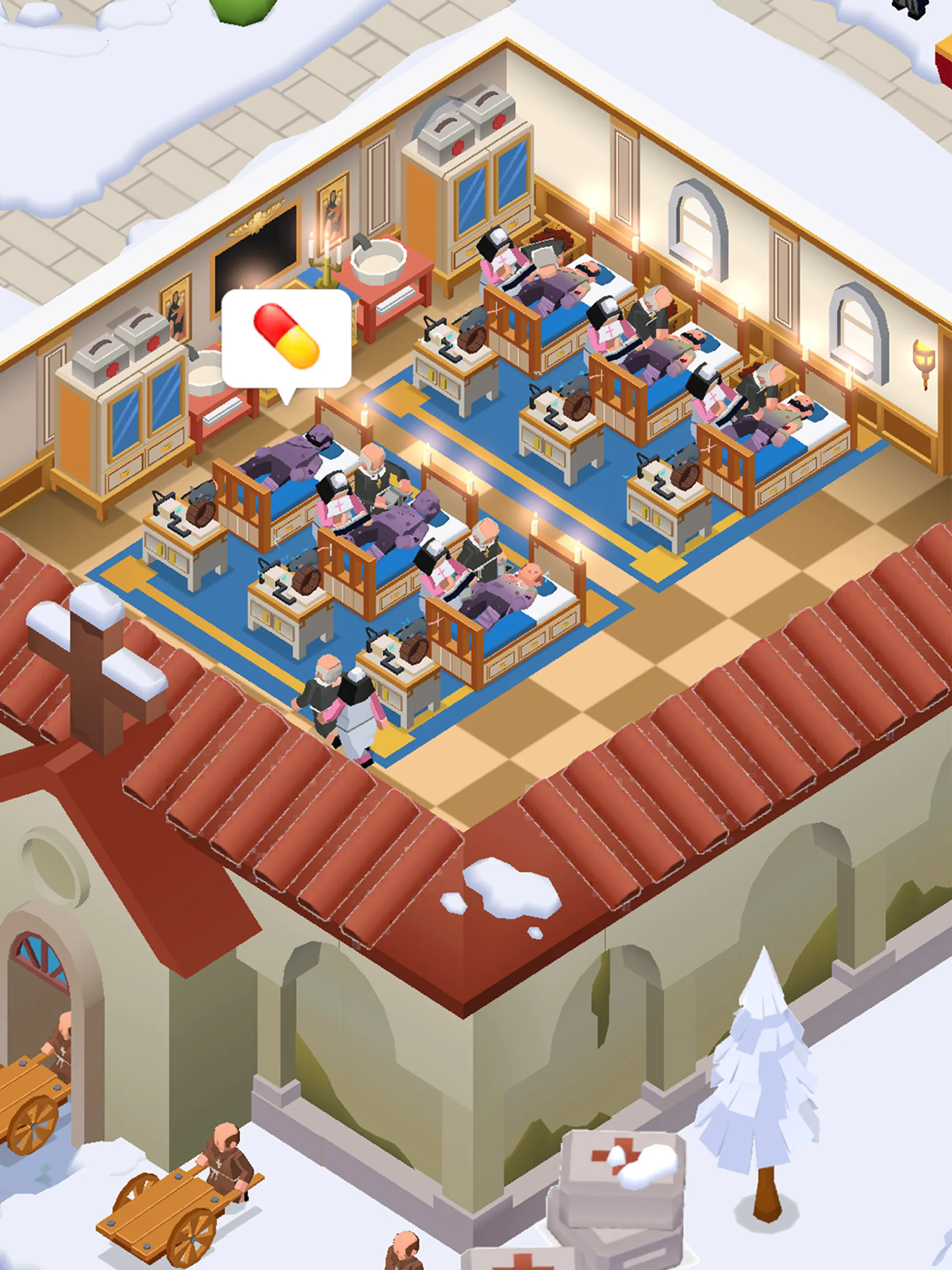 Idle Abbey Tycoon: Help people | Indus Appstore | Screenshot