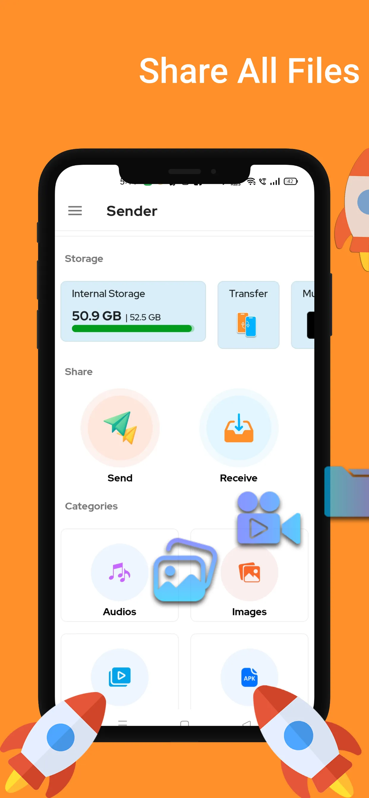 File Transfer & sharing App | Indus Appstore | Screenshot