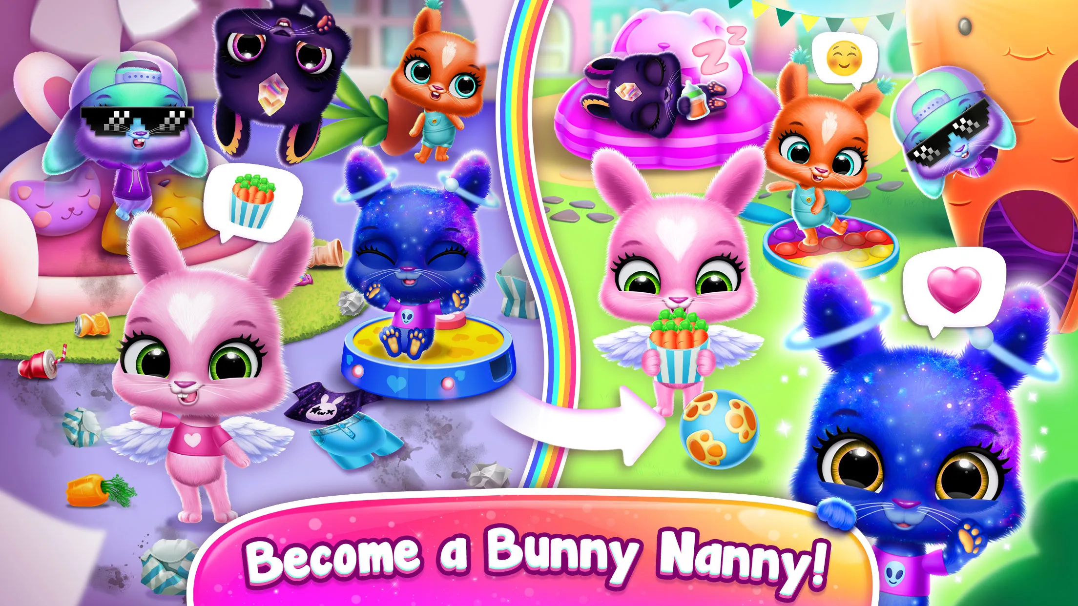 Bunnsies - Happy Pet World | Indus Appstore | Screenshot