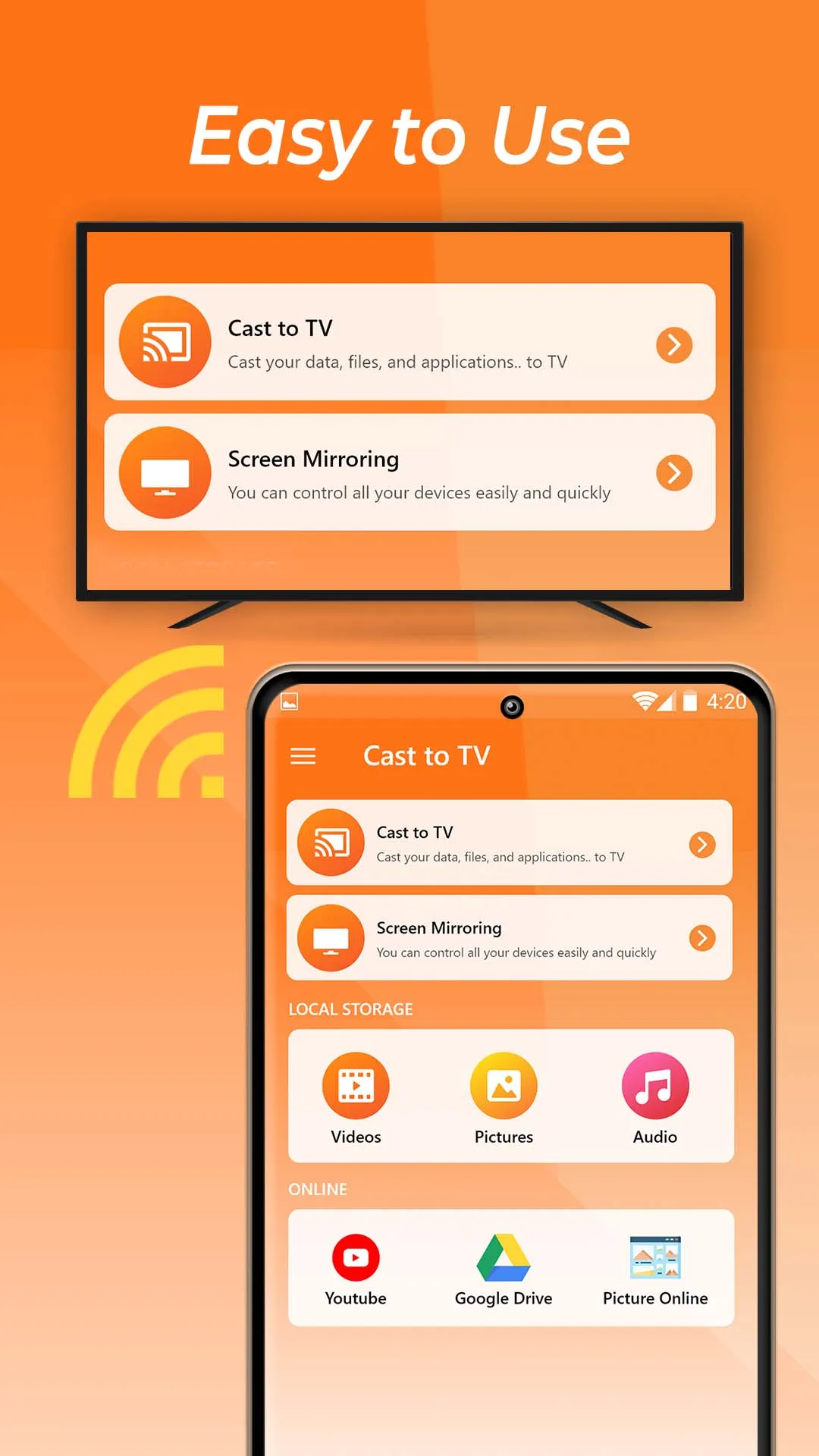 Cast to TV: Screen Mirroring | Indus Appstore | Screenshot