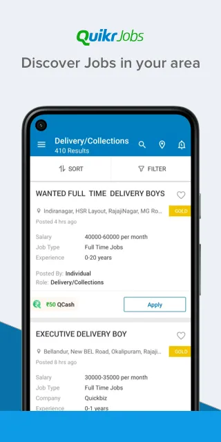 Quikr Jobs Search & Career App | Indus Appstore | Screenshot
