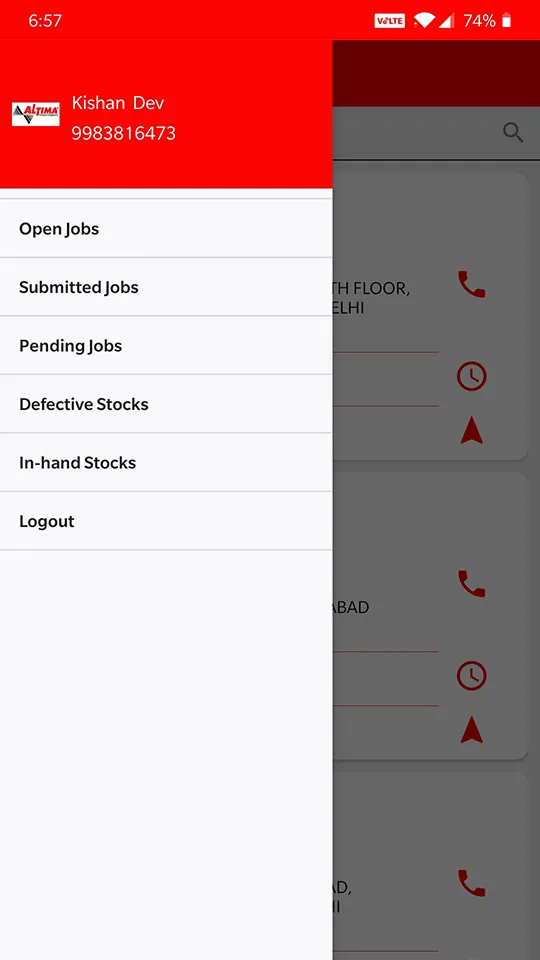 Altima Engineer Application | Indus Appstore | Screenshot