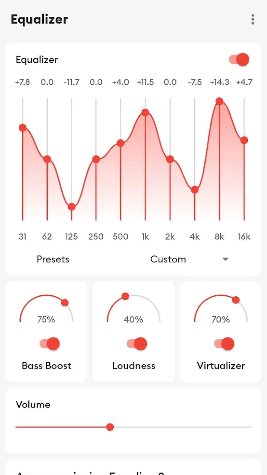 Flat Equalizer - Bass Booster | Indus Appstore | Screenshot